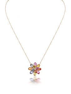Petali Multi Sapphire Necklace