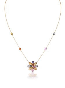 Petali Multi Sapphire Necklace