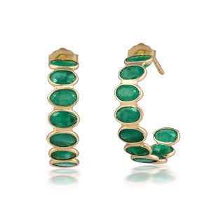 Petali Emerald Earring