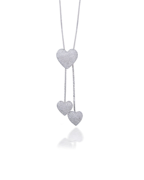 Kingdom of Hearts adjustable diamond necklace