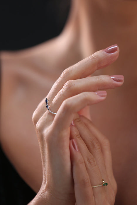 De Luna Sapphire Ring